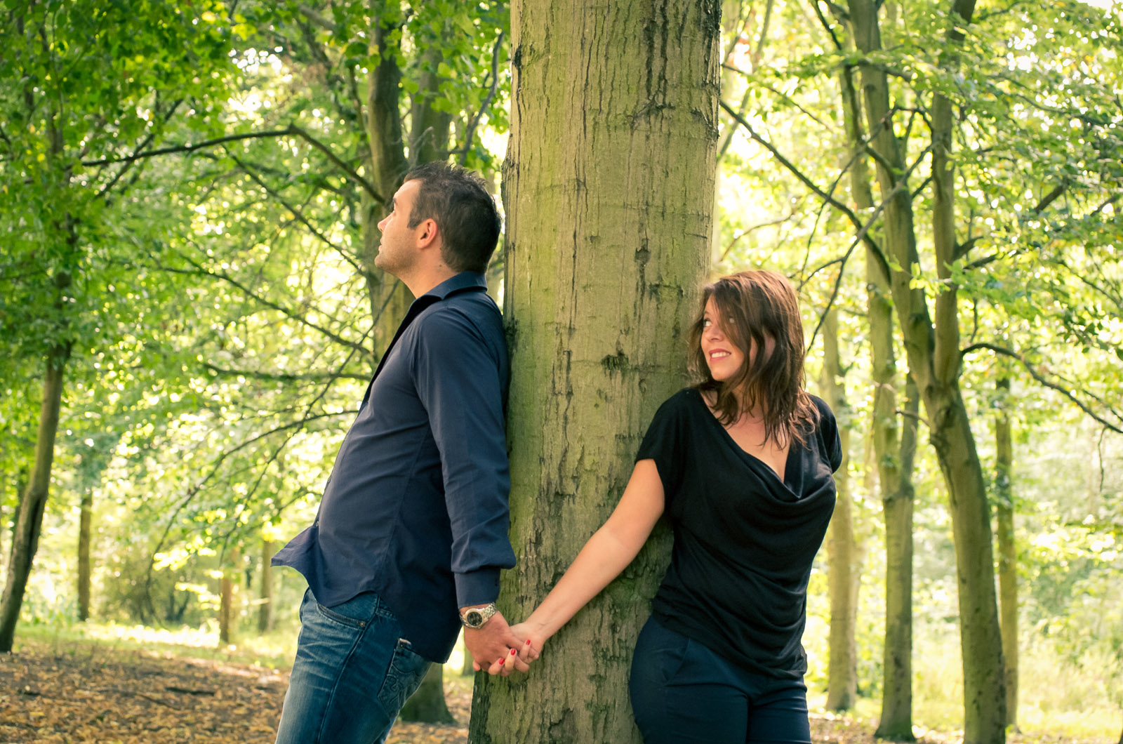 Engagement Session of Delphine and Thibault: Capture the chemistry